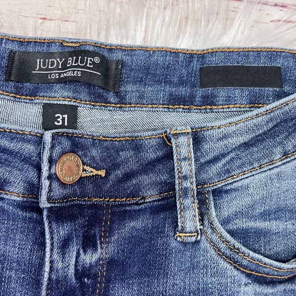 👖|•JUDY BLUE•| Boyfriend Jeans High Rise Waist Size 31 Short👖 - Picture 4 of 5